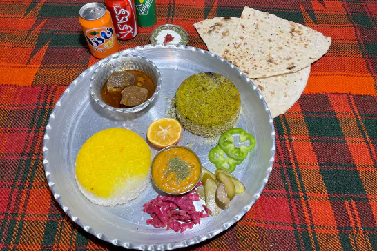 سینی دو نفره به‌رخ (بره)