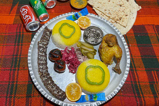 سینی دو نفره تایبه‌ت( مخصوص)