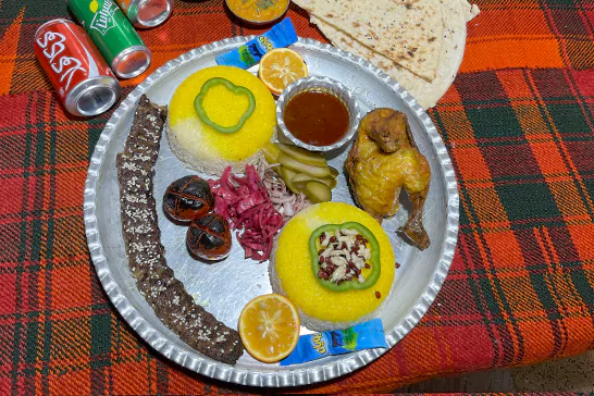 سینی دو نفره داوا ( تقاضا)