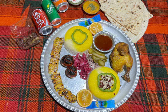 سینی دو نفره شاز(زیبا)