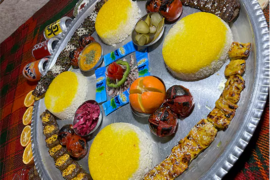 سینی مخصوص خان چهارنفره