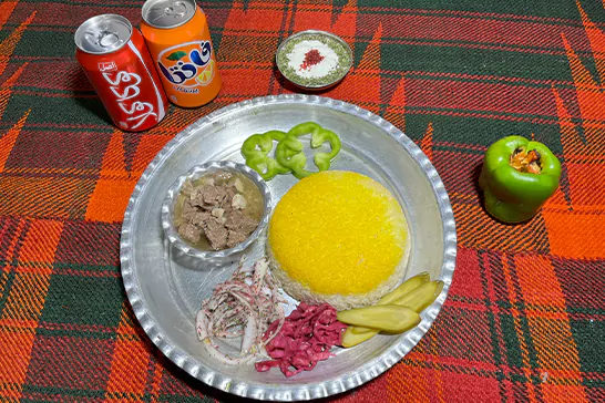 چلو قاورمه