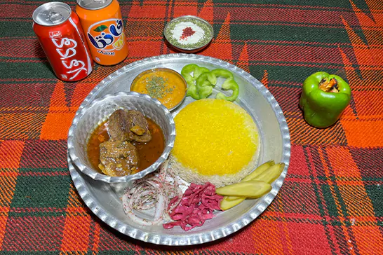 چلو گوشت گوسفندی